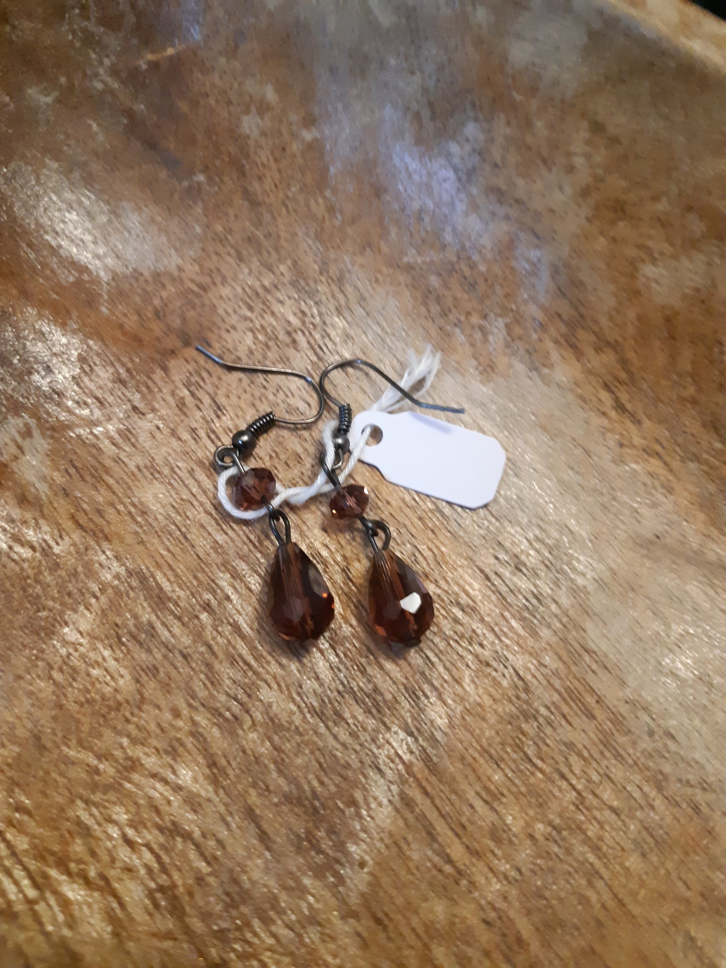 Mauve antiqued drops