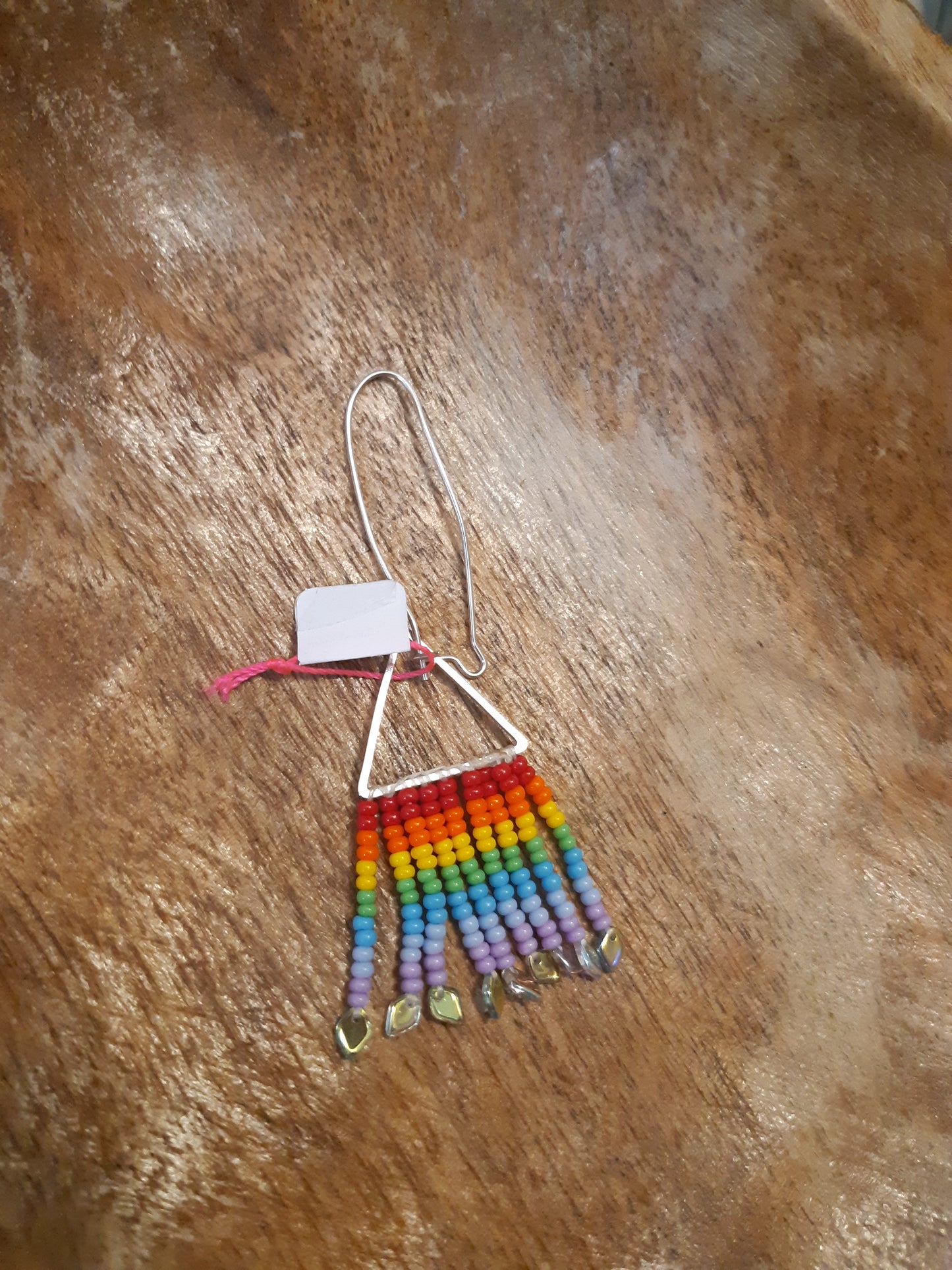 Pride triangle pendant