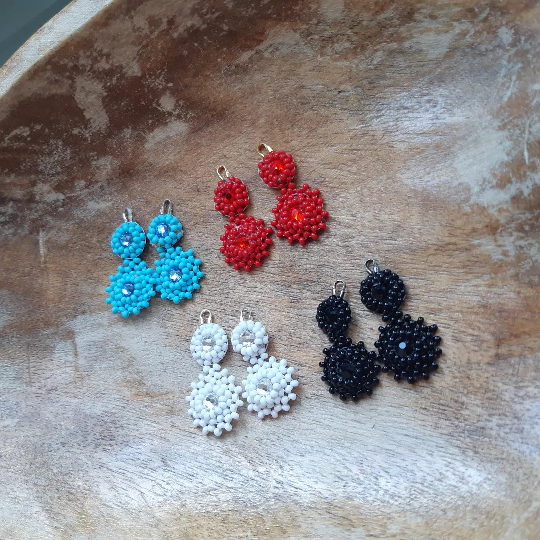 tiered mini flat drops