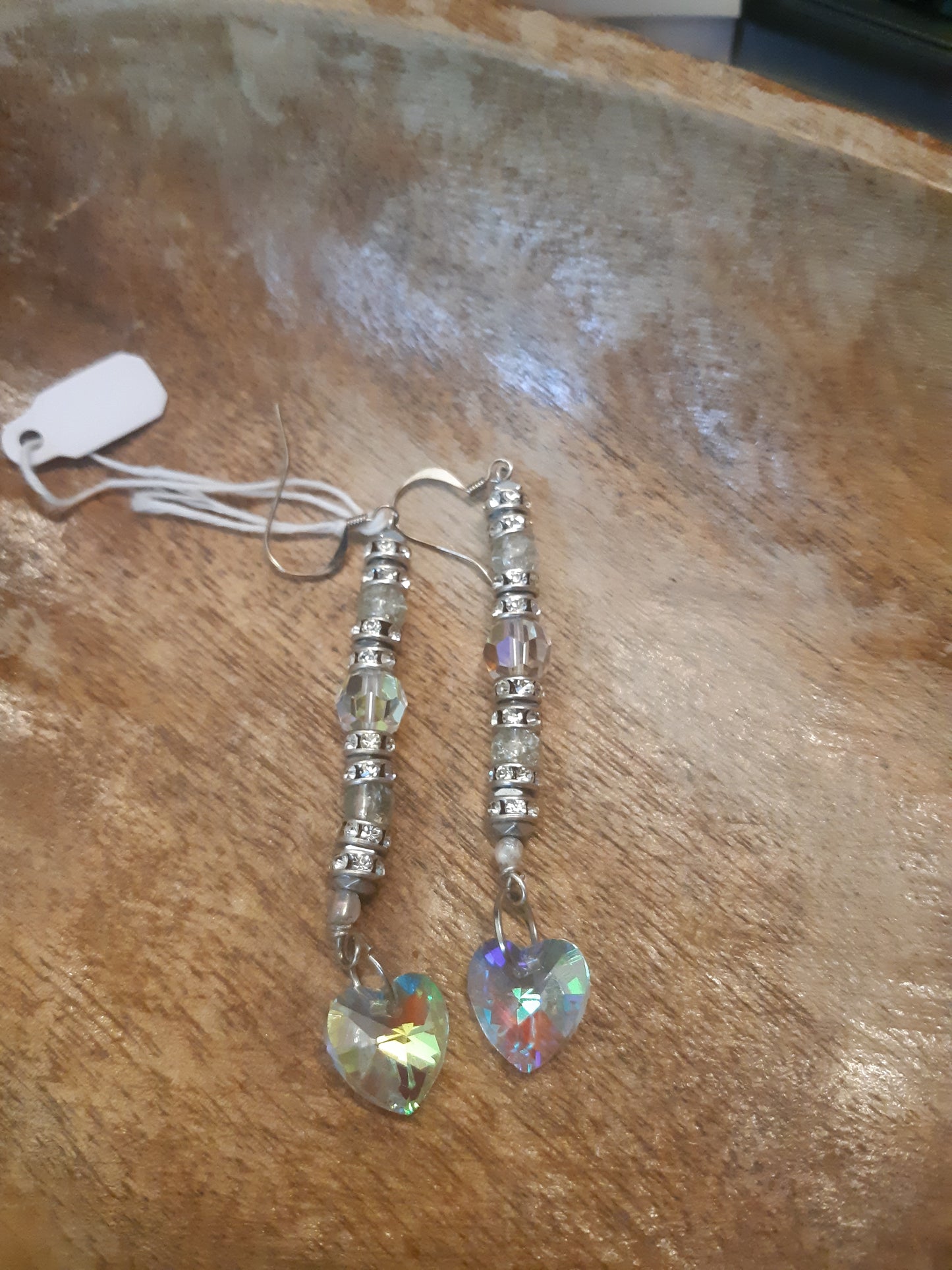 Shiny with hearts drops