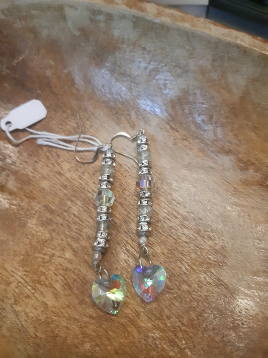 Shiny with hearts drops