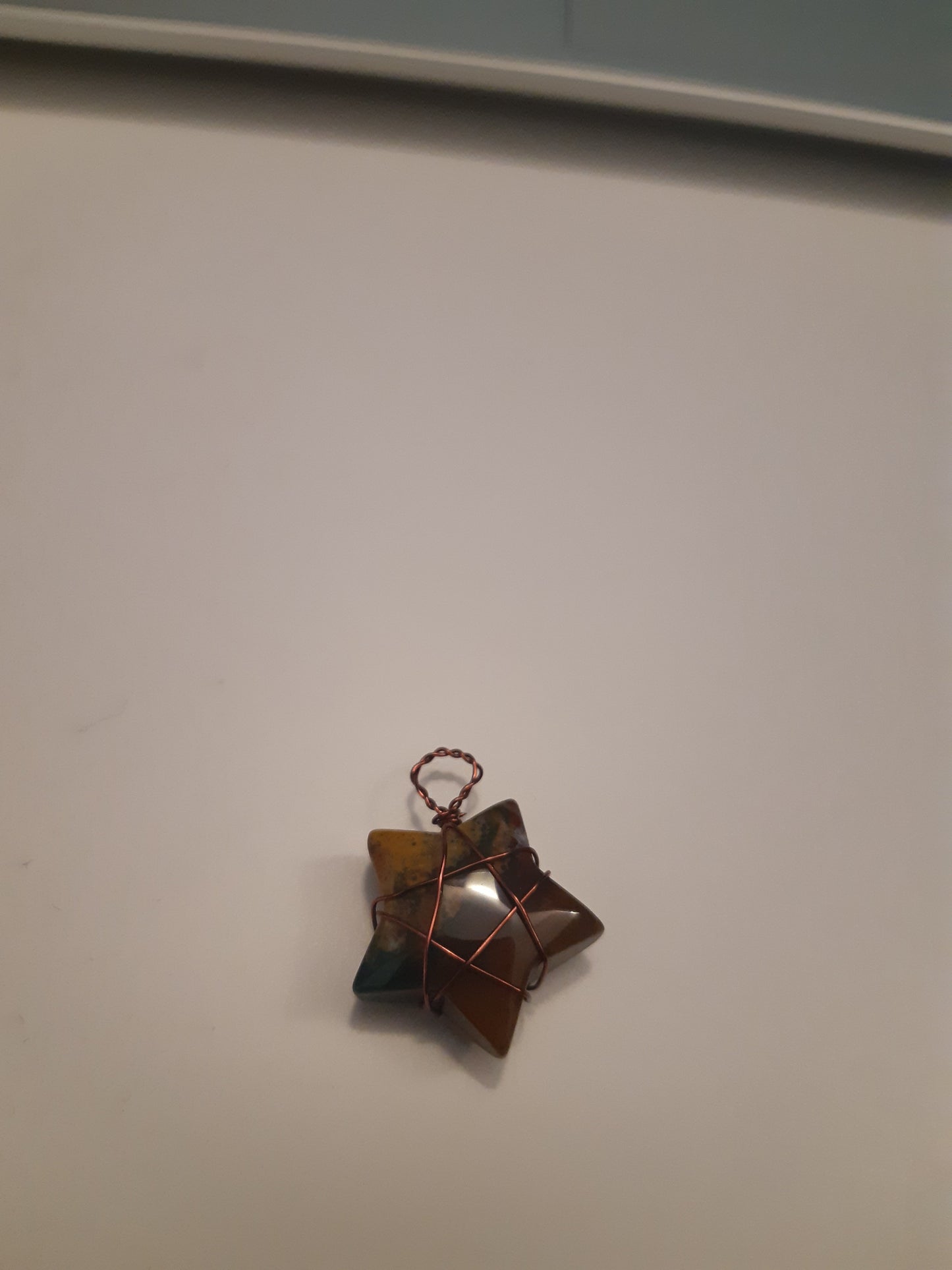 Wire-wrapped mini star pendants