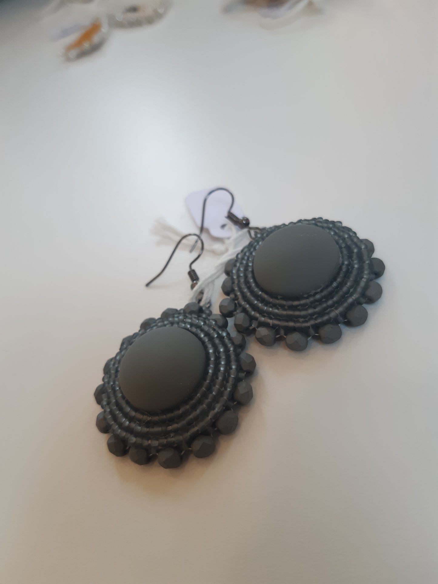 Smoke matte grey flats