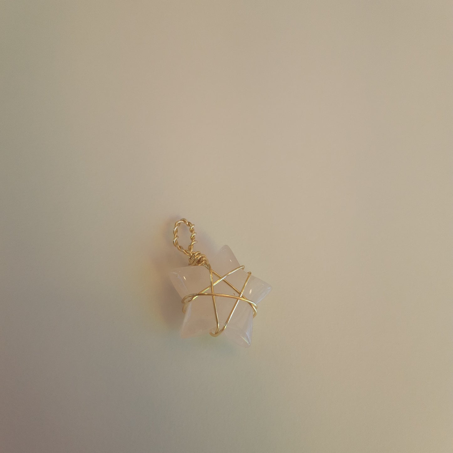Wire-wrapped mini star pendants