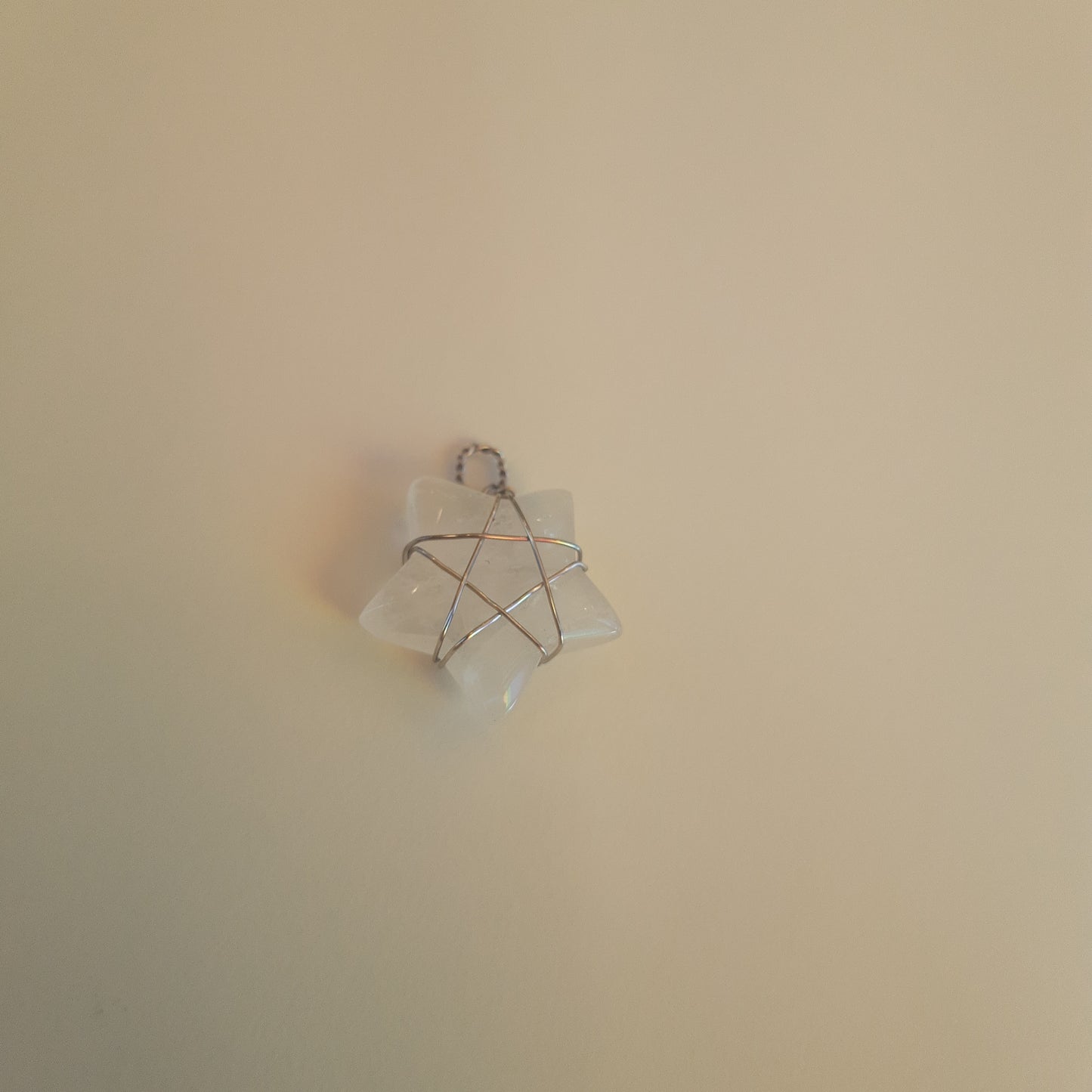 Wire-wrapped mini star pendants