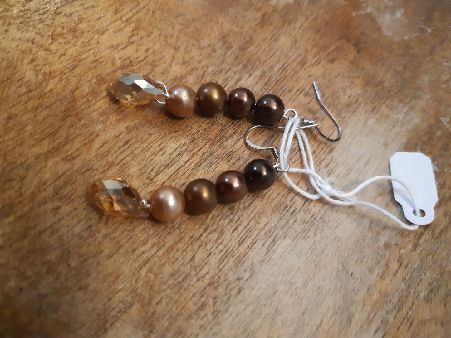 Shades of coffee drops