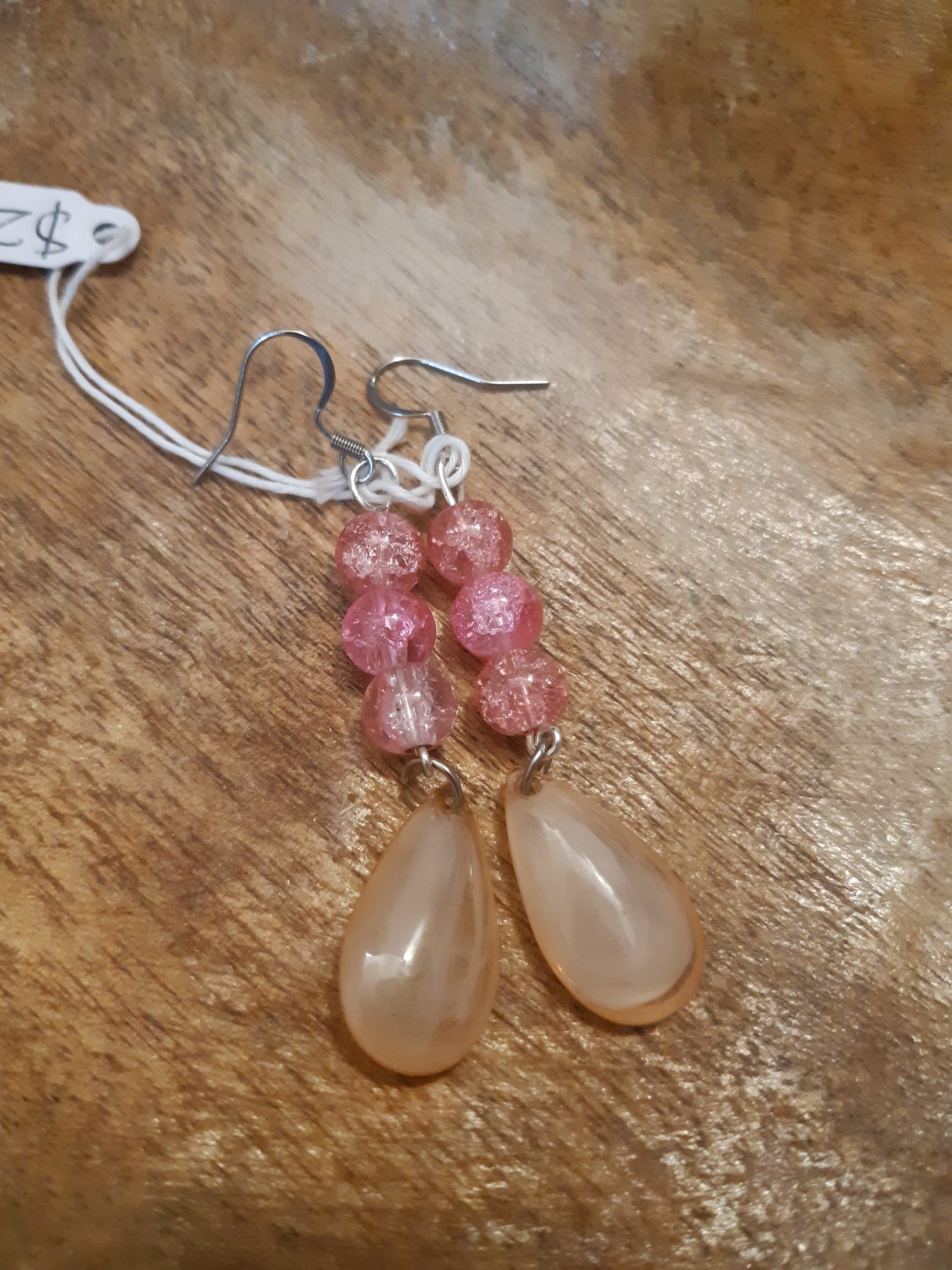 Pink crackle drops