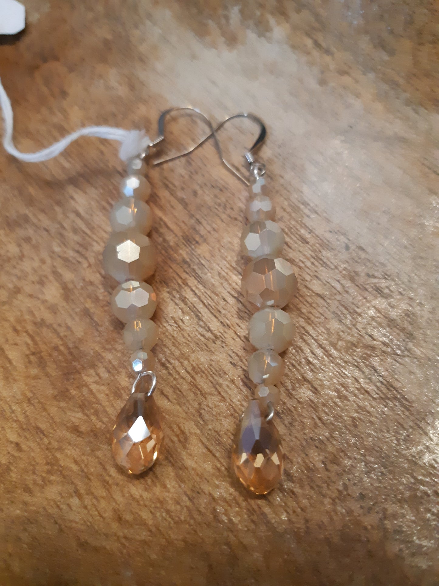 Champagne bicone drops