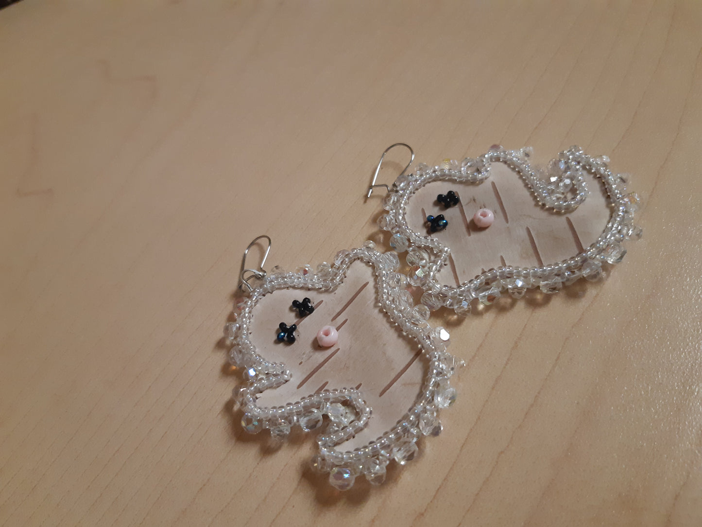 Sparkly Birch Bark Ghosties