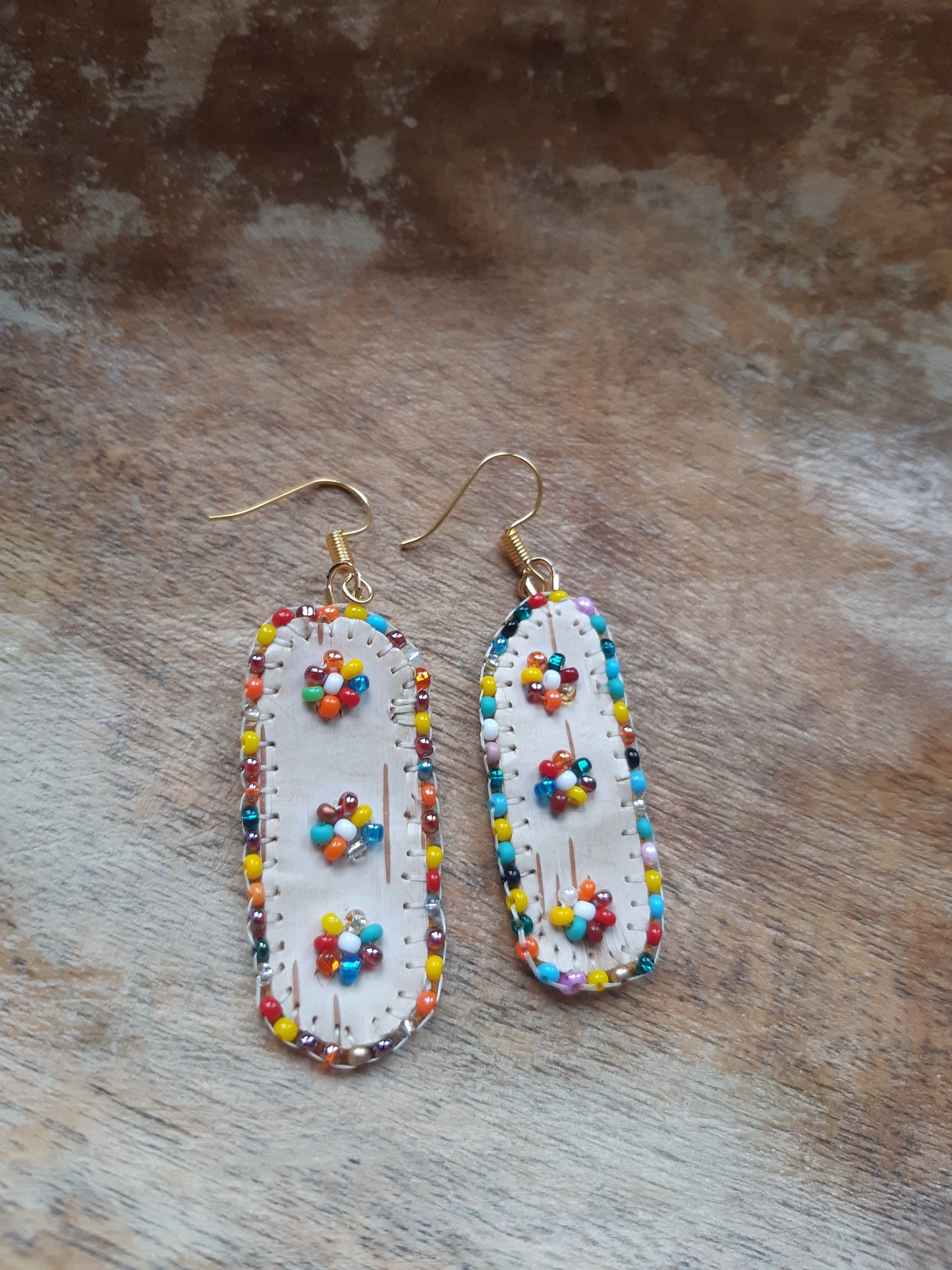 Bead soup birch bark flats