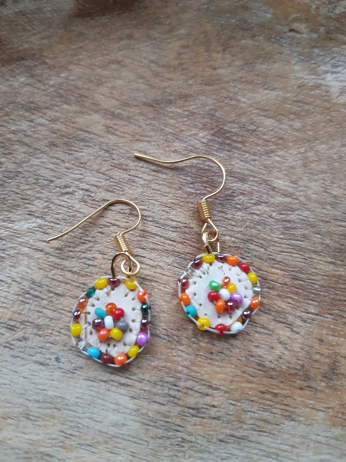 Bead soup mini birch bark flats