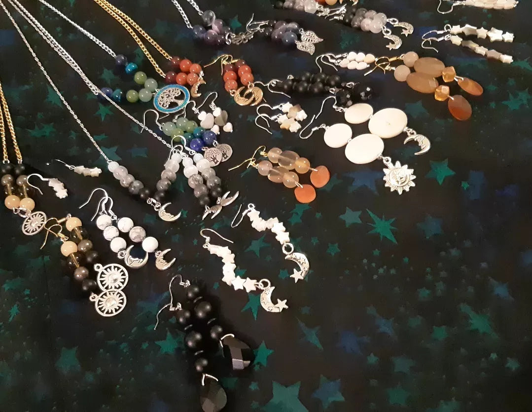 Cyclical skies 2.0 necklaces*