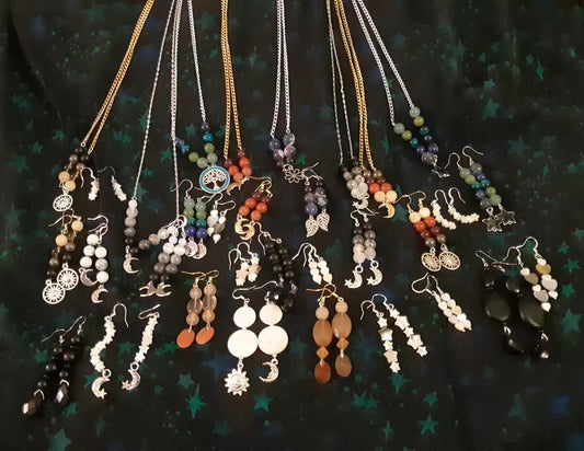 Cyclical skies 2.0 necklaces*