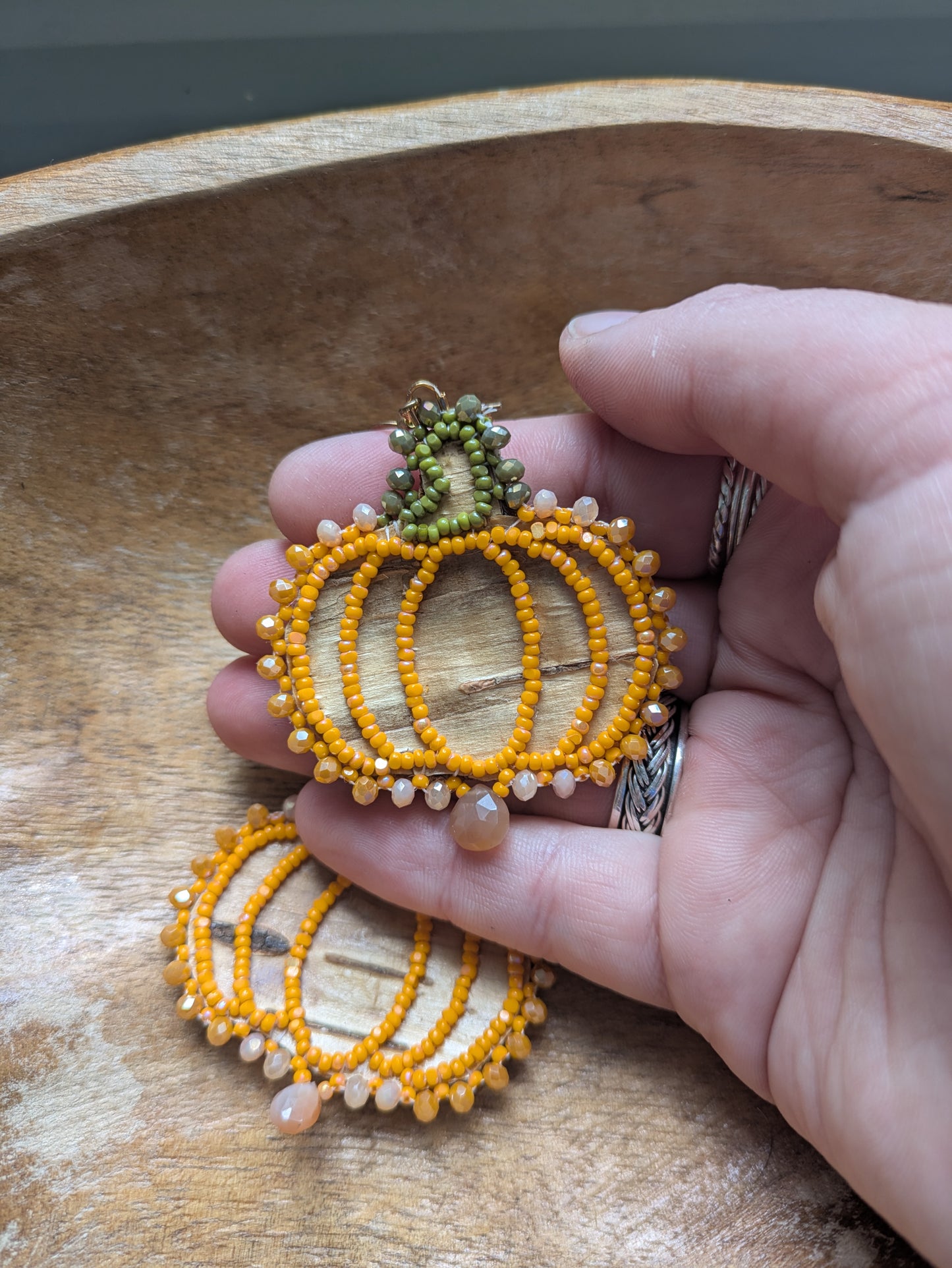 Golden Birch Pumpkins