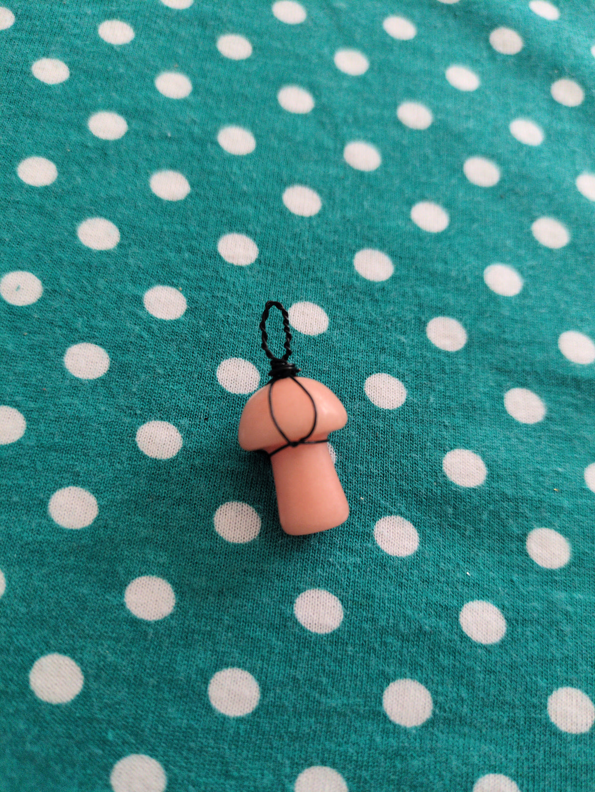 wire wrapped mini mushrooms
