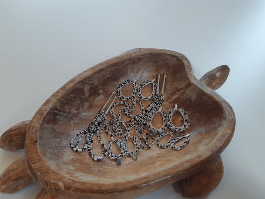 Sikw Elasa'sit - cone earrings