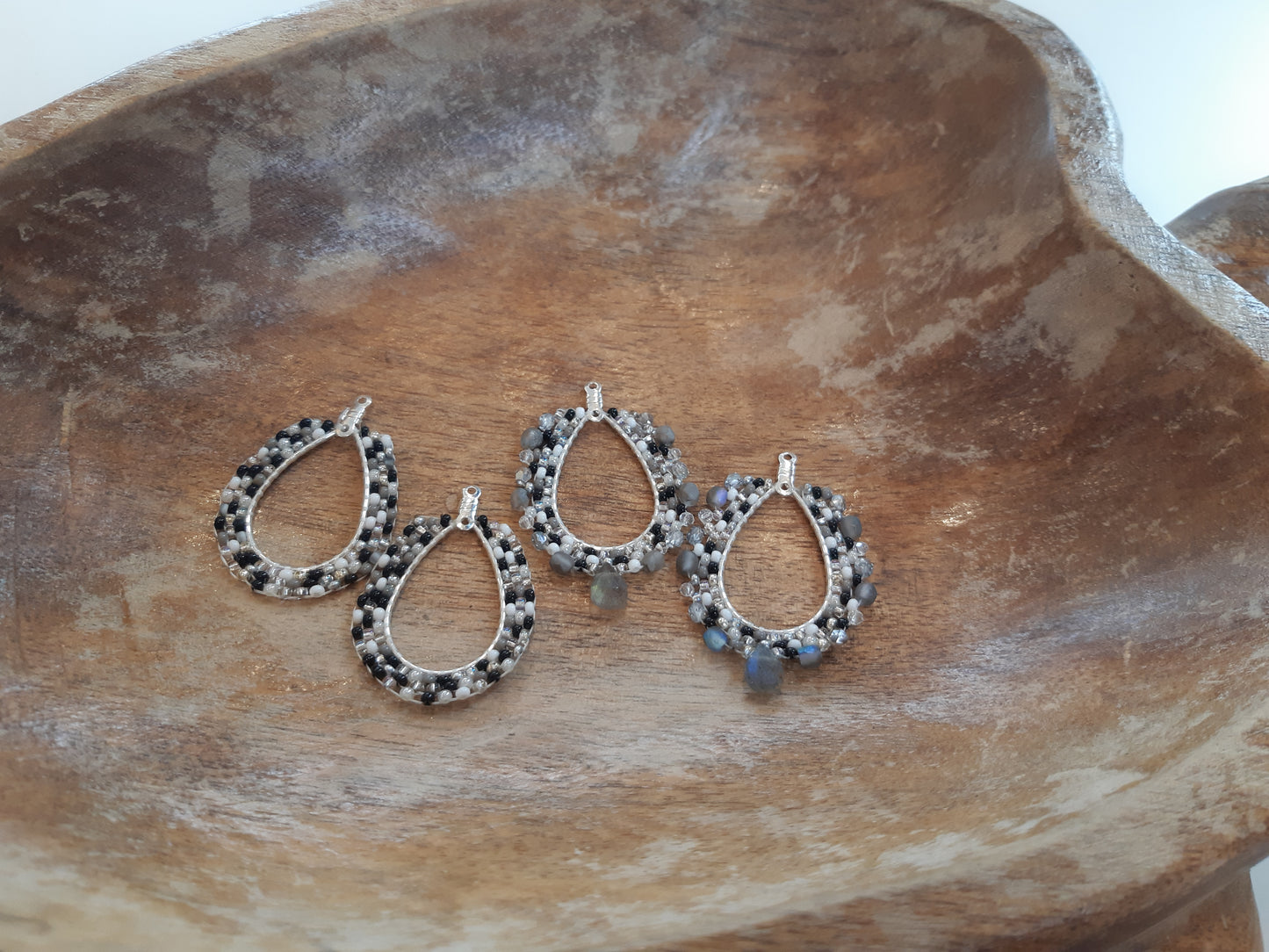 Sikw Elasa'sit - teardrop earrings