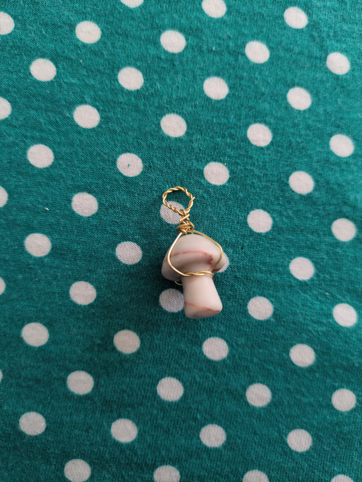 wire wrapped mini mushrooms