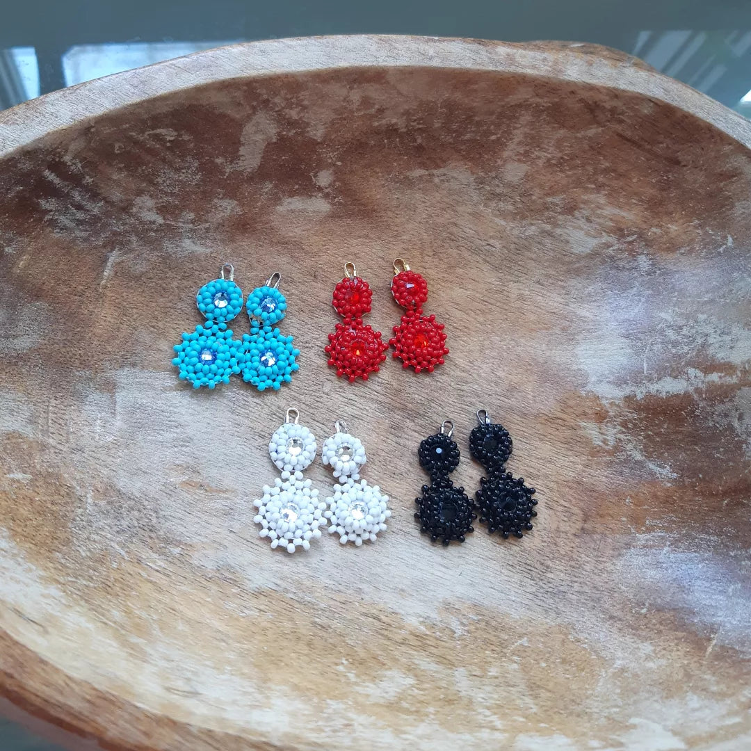 tiered mini flat drops