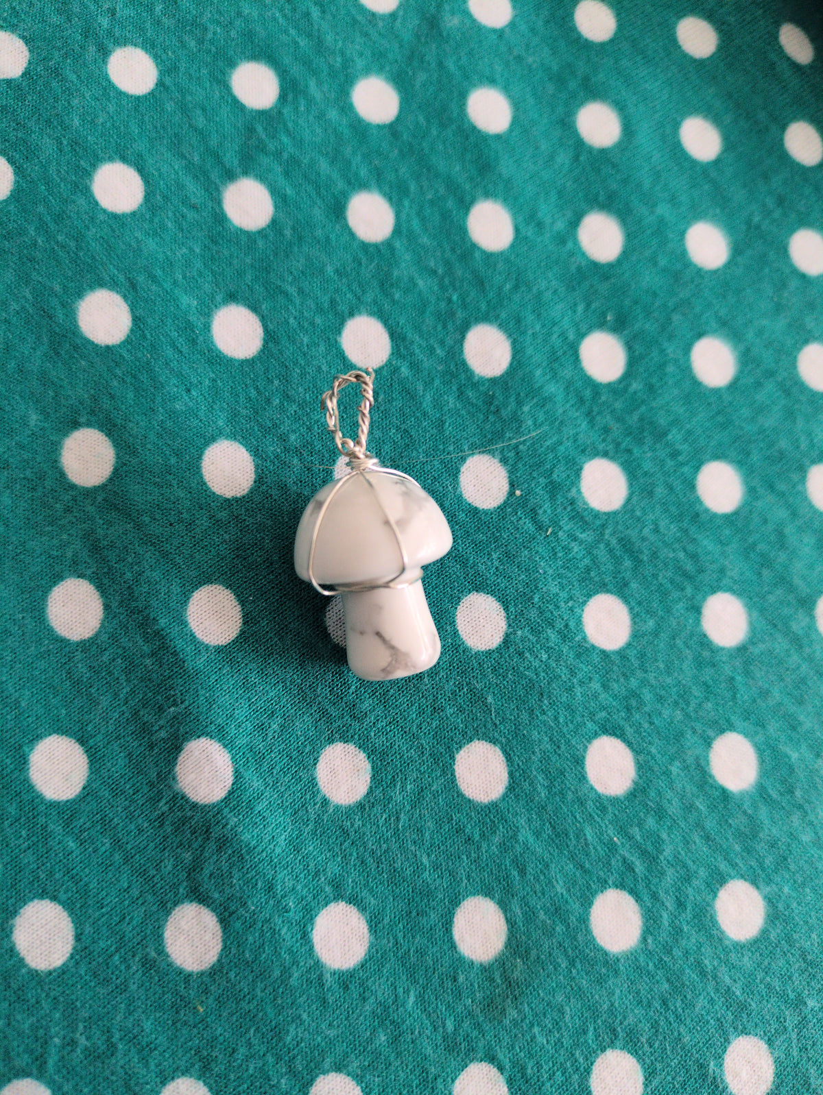 wire wrapped mini mushrooms