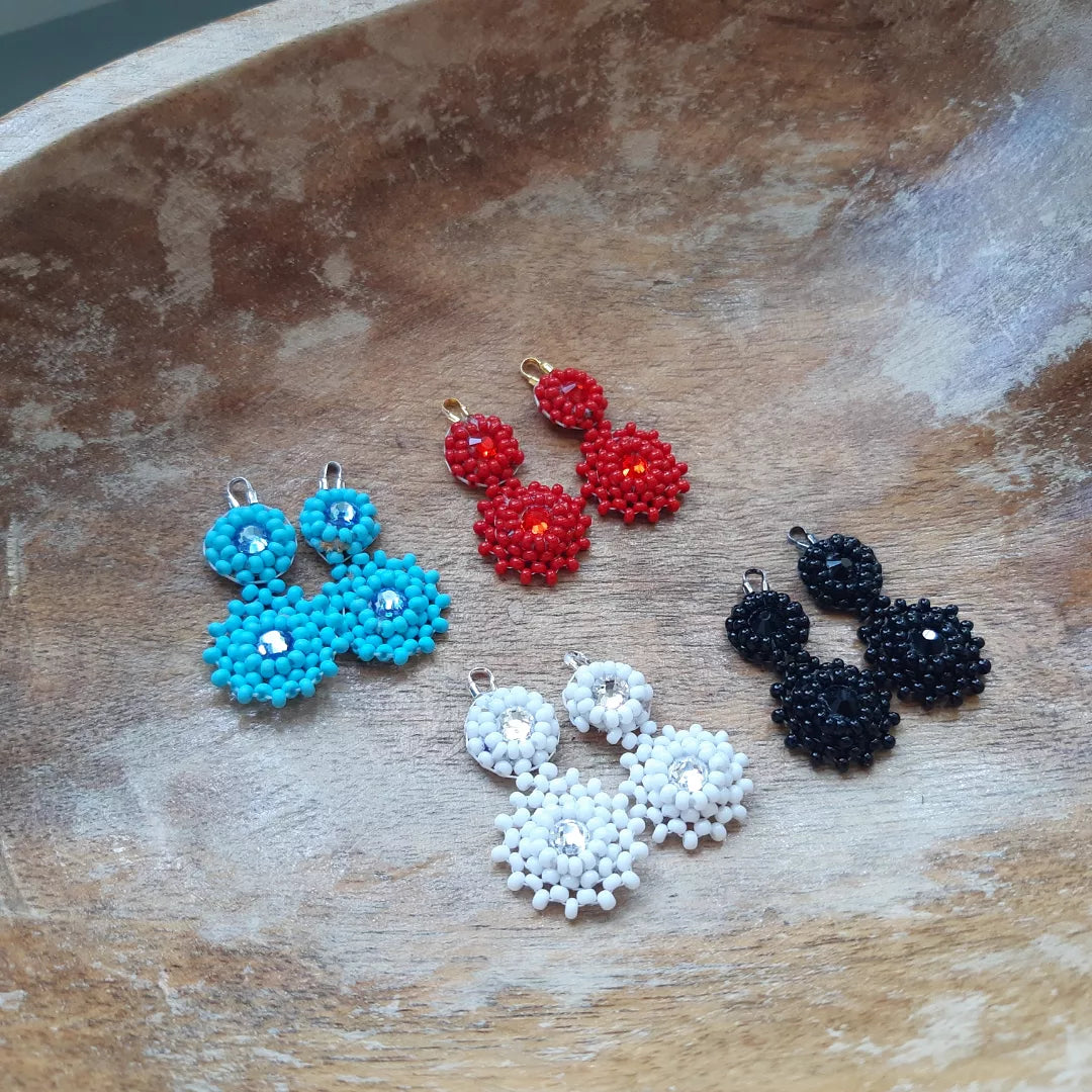 tiered mini flat drops