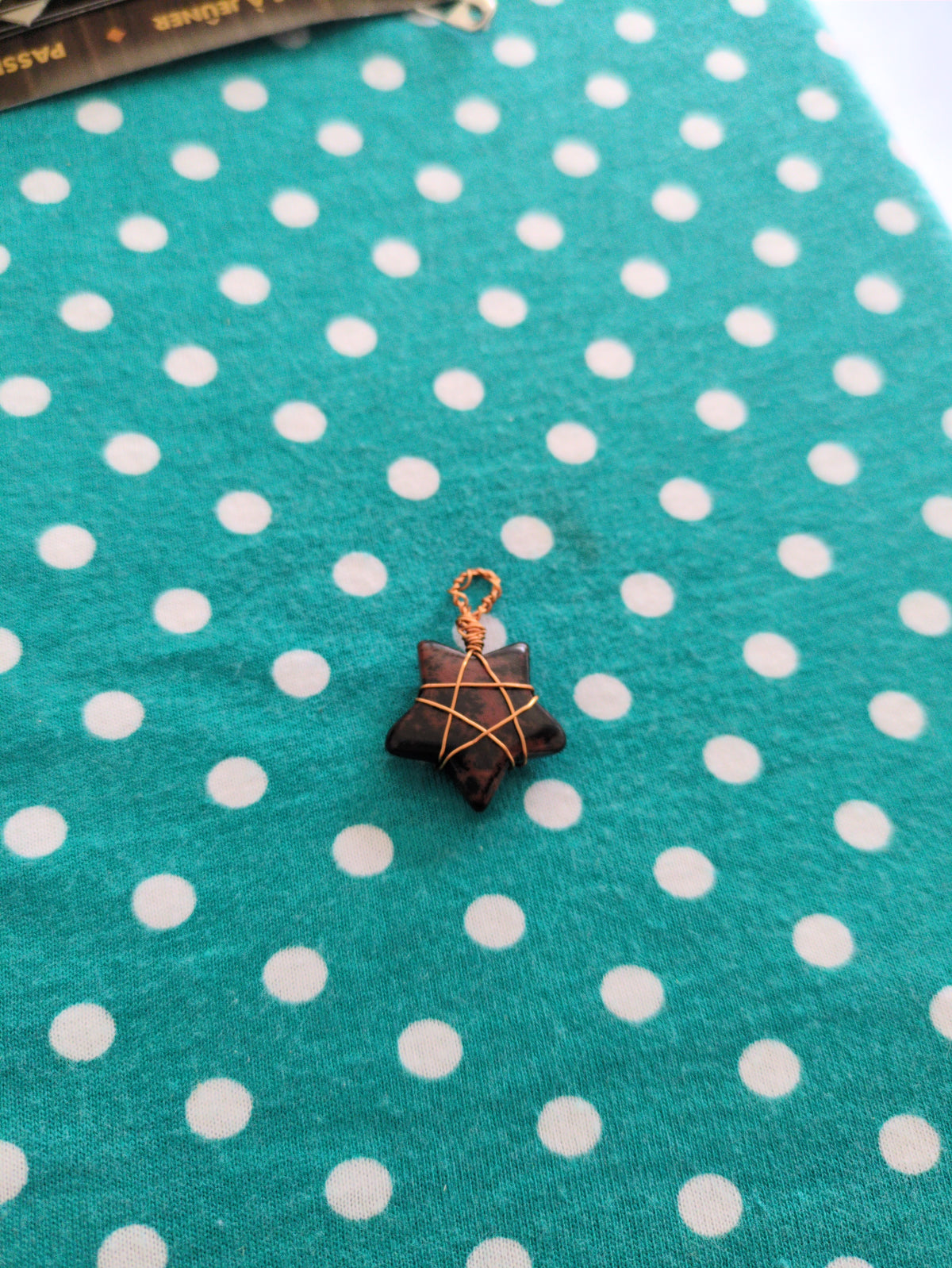 Wire-wrapped mini star pendants