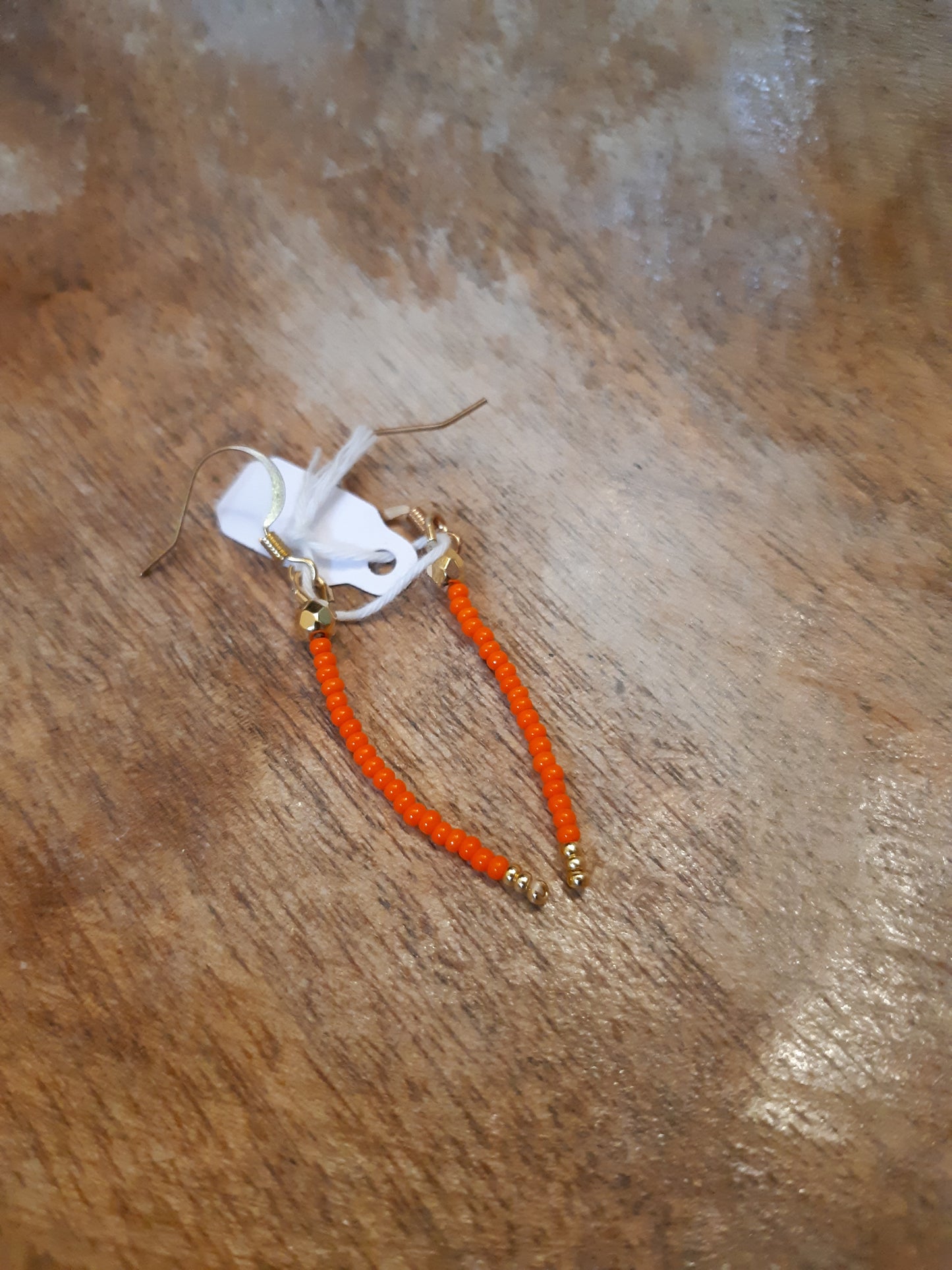 Gold tipped orange collection