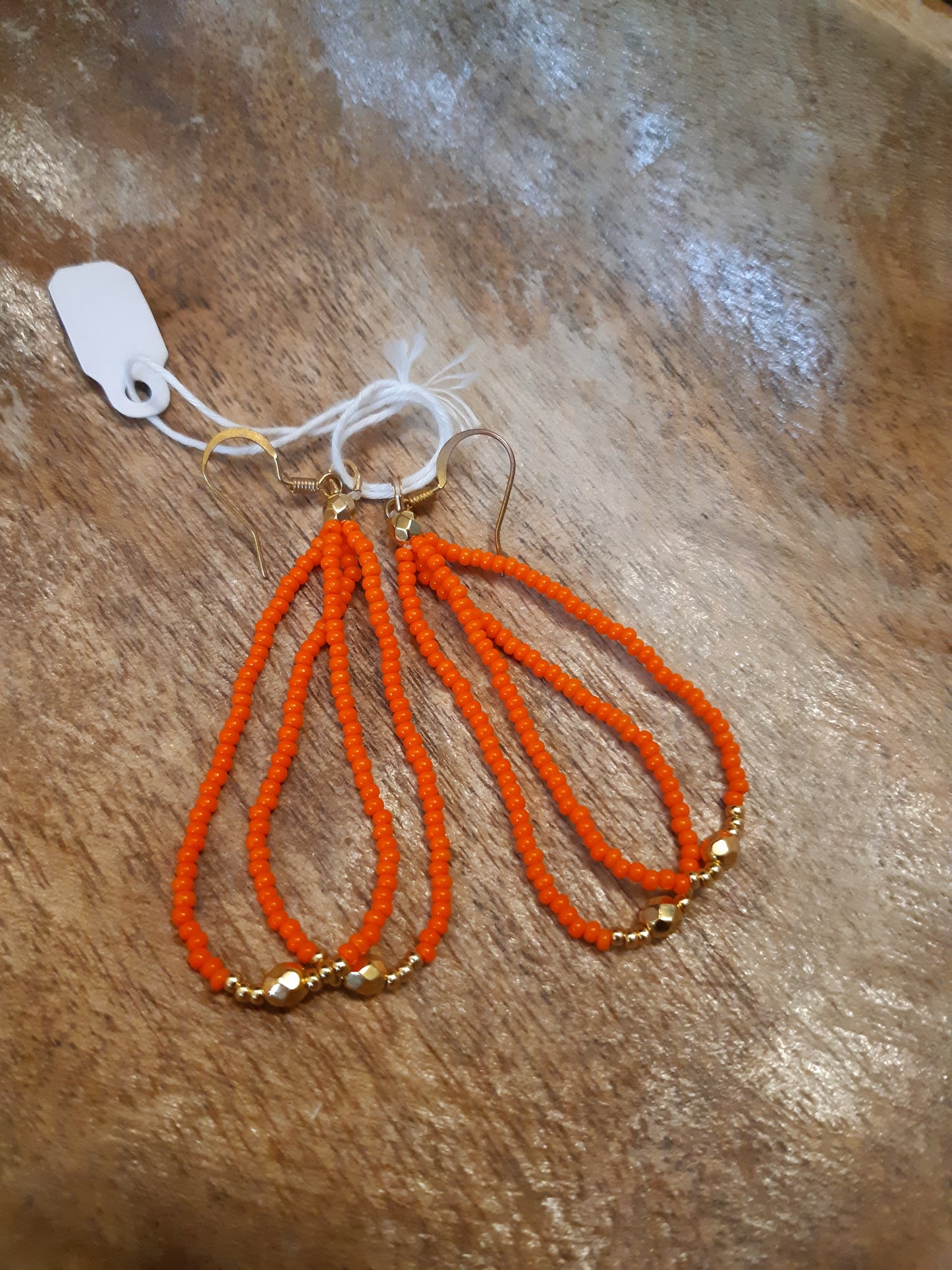 Gold tipped orange collection