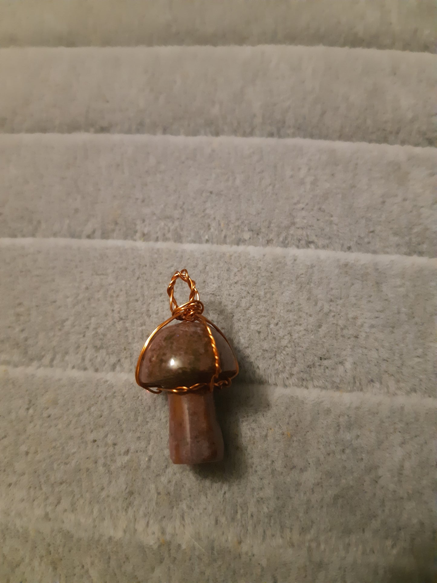 wire wrapped mini mushrooms