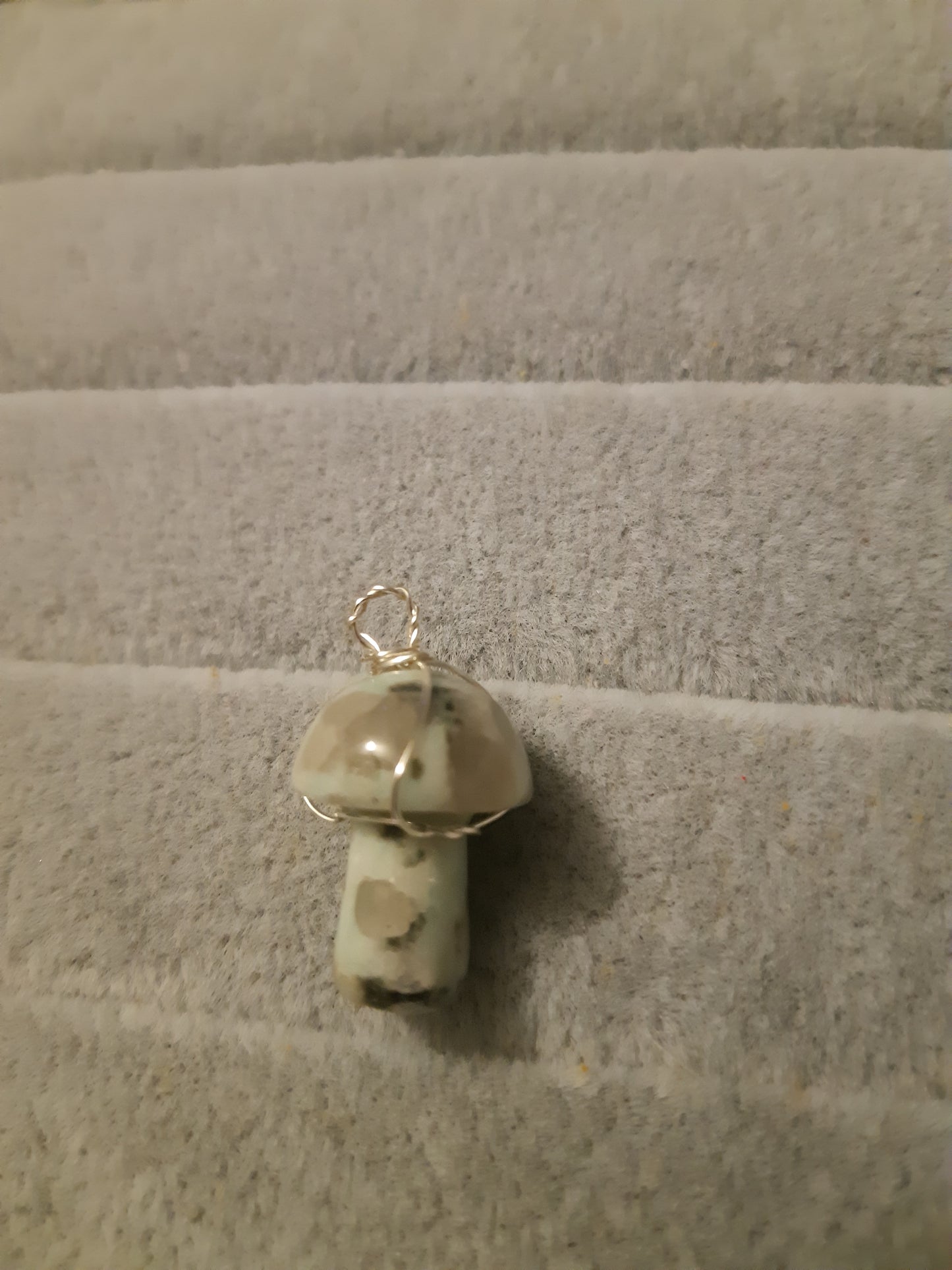 wire wrapped mini mushrooms