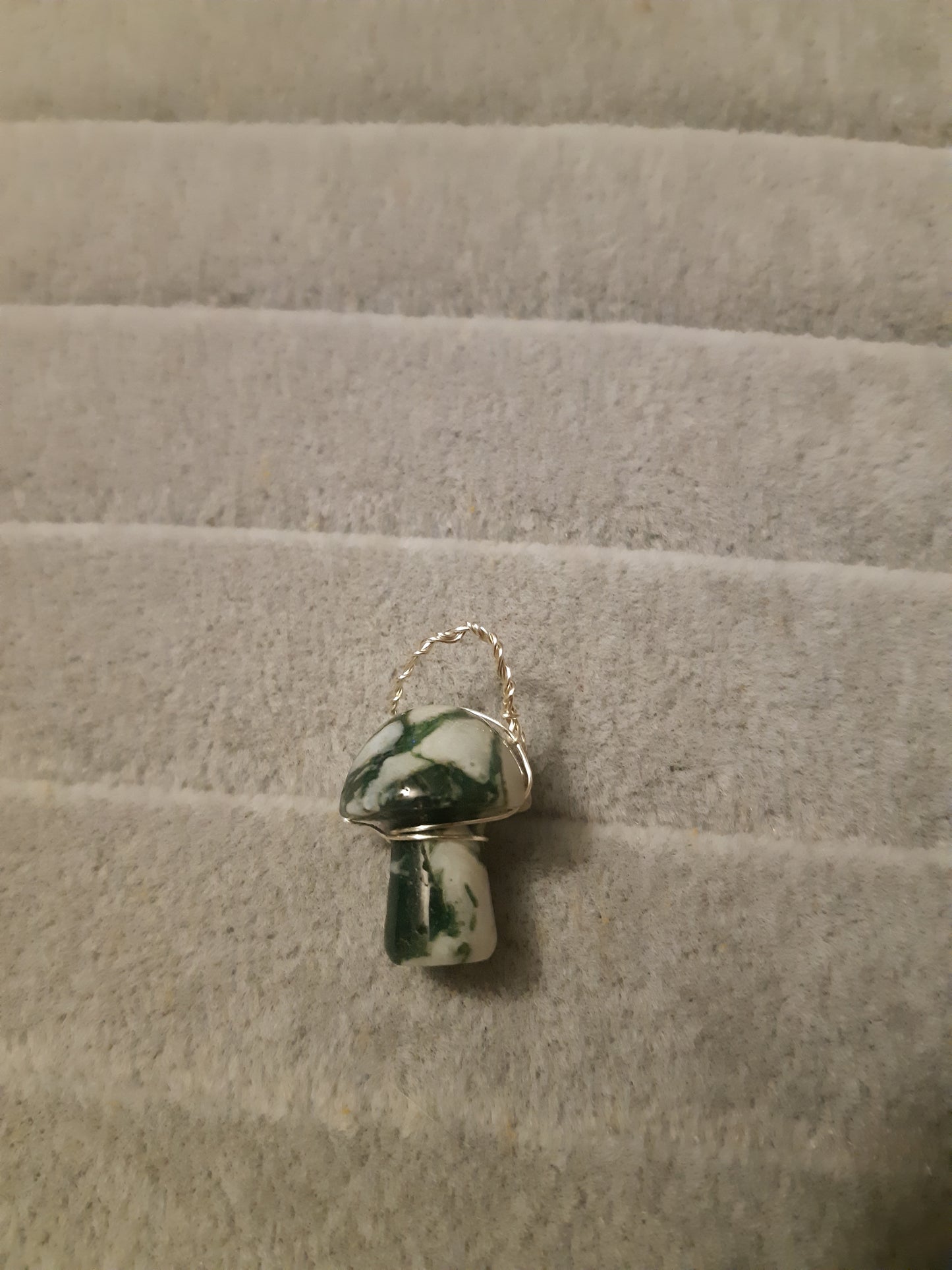 wire wrapped mini mushrooms
