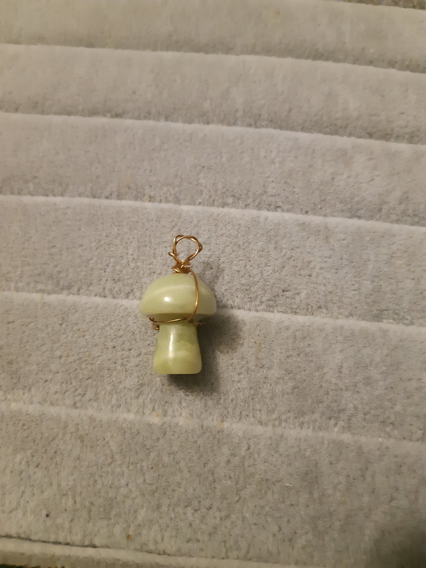 wire wrapped mini mushrooms