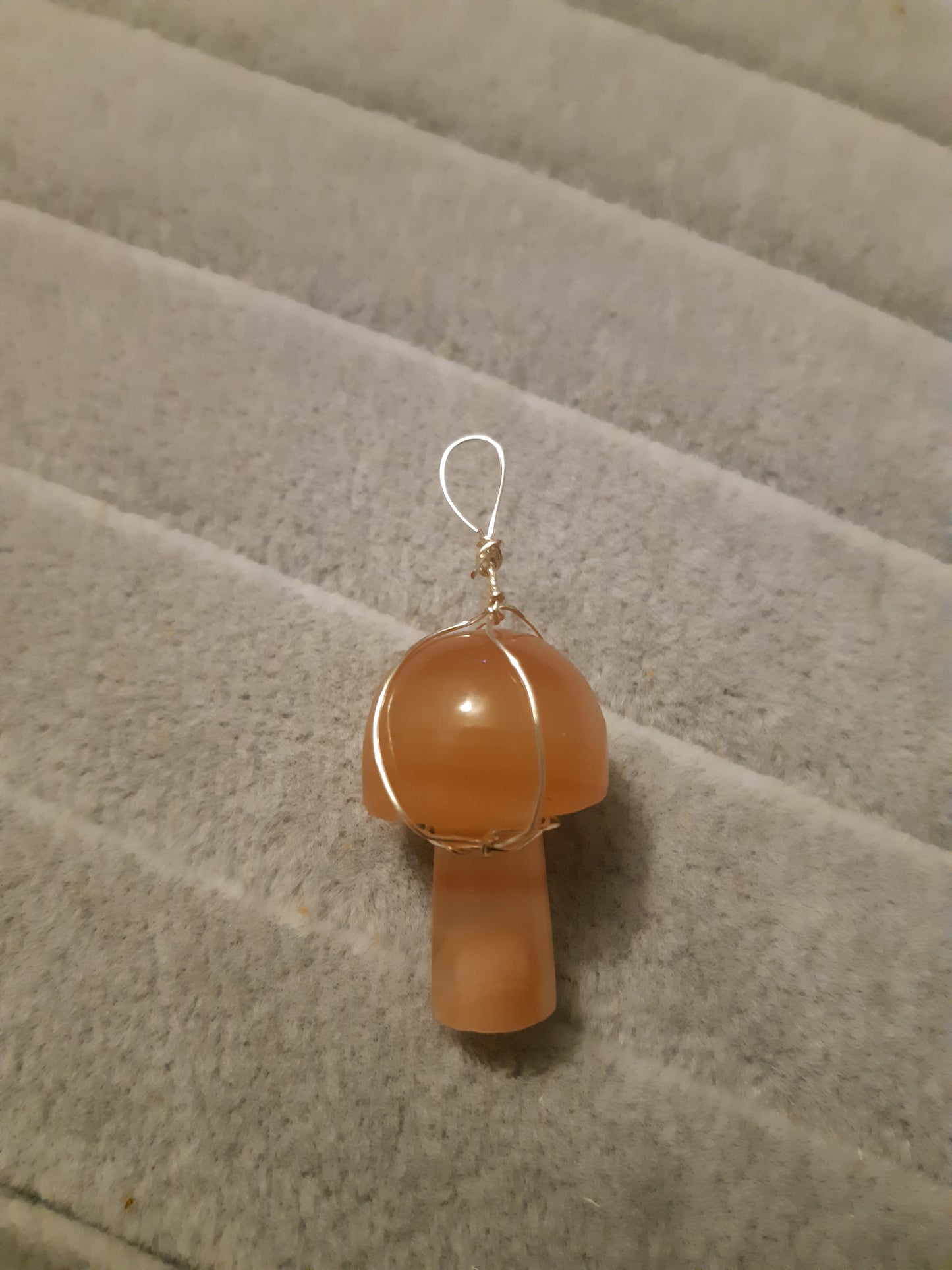 wire wrapped not-so-mini mushrooms