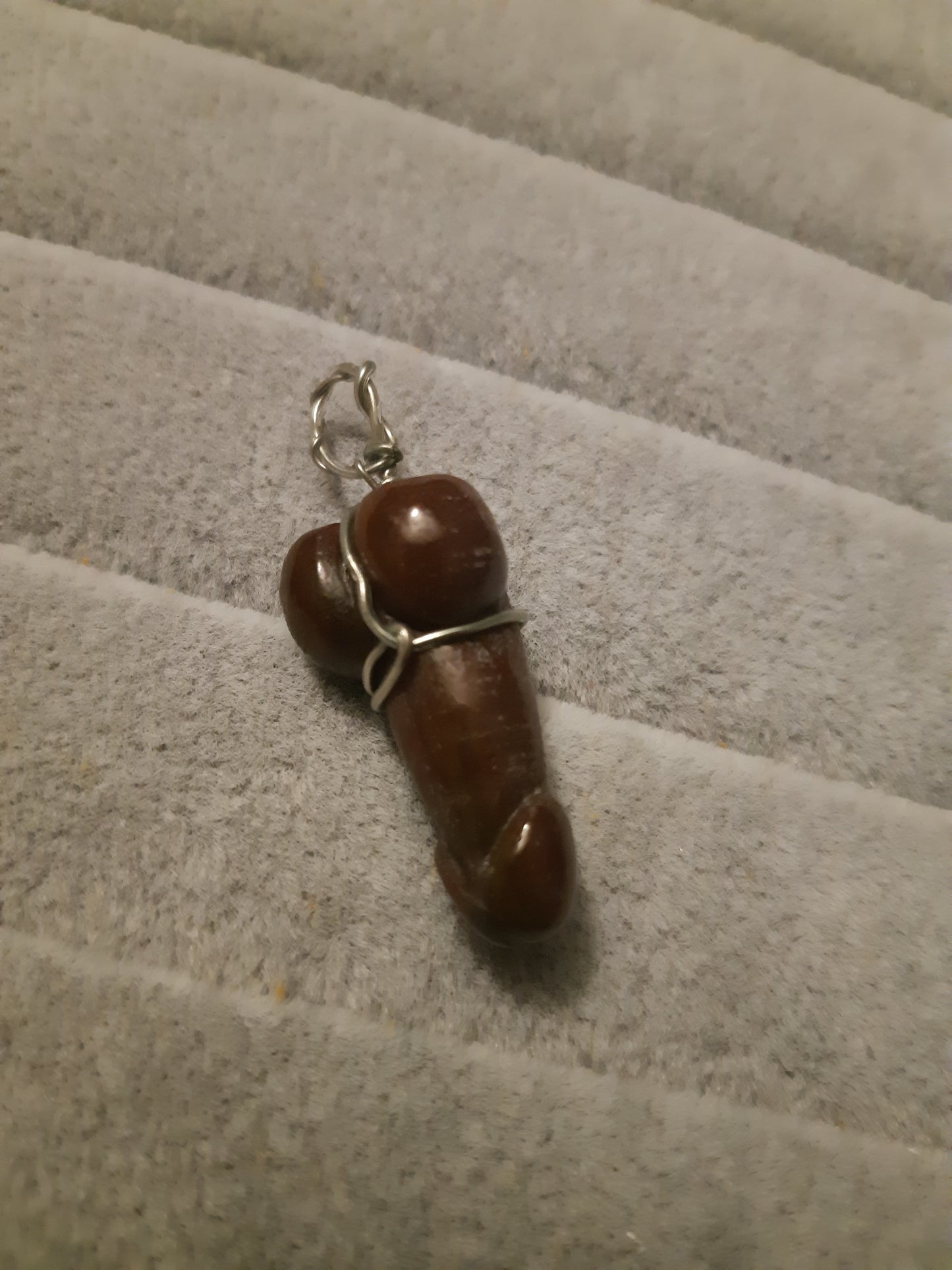 wire wrapped gemstone peen pendants