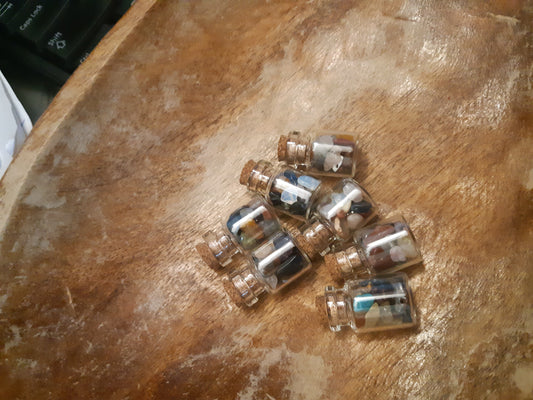 Corked Gemstone Bottles