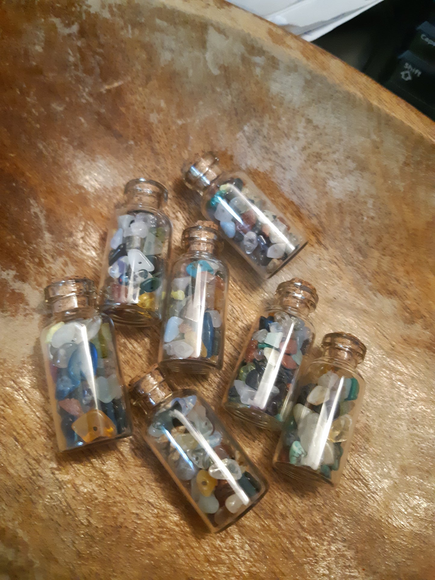 Corked Gemstone Bottles