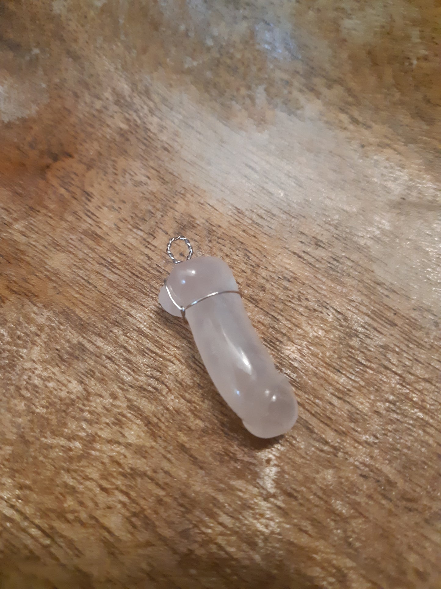 wire wrapped gemstone peen pendants