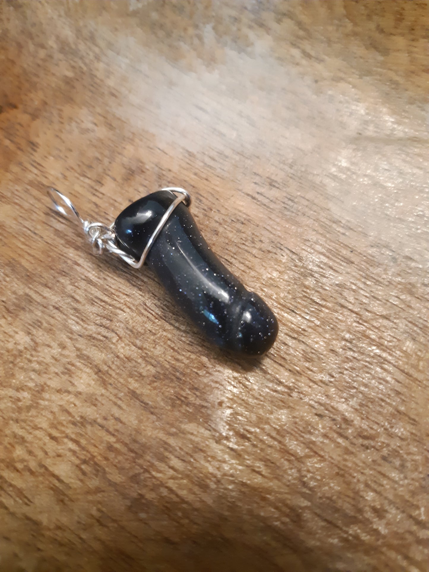 wire wrapped gemstone peen pendants