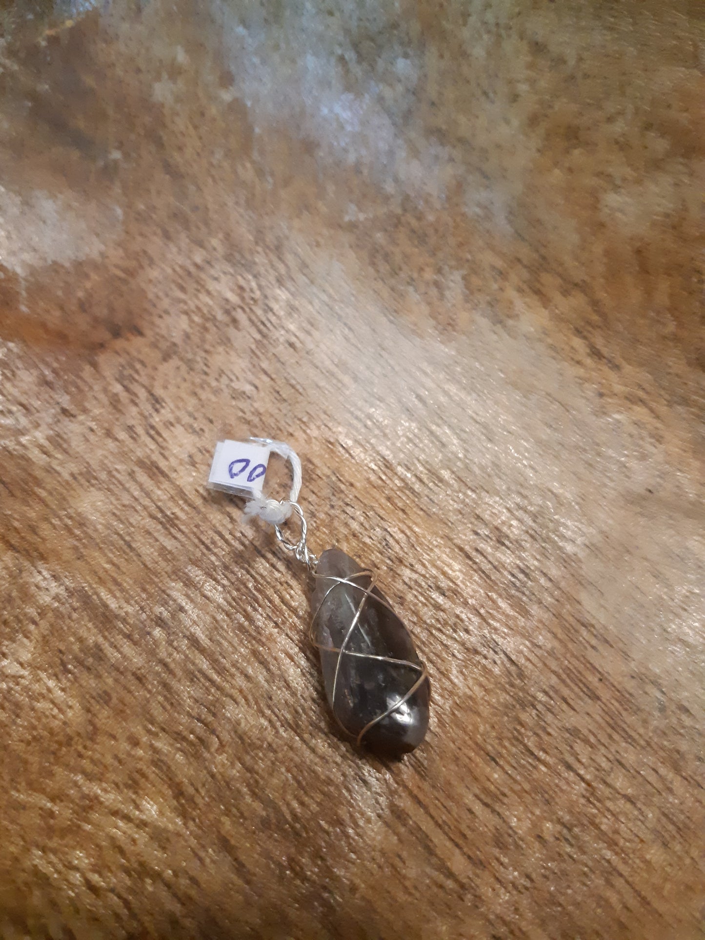 amethyst wire wrapped pendants