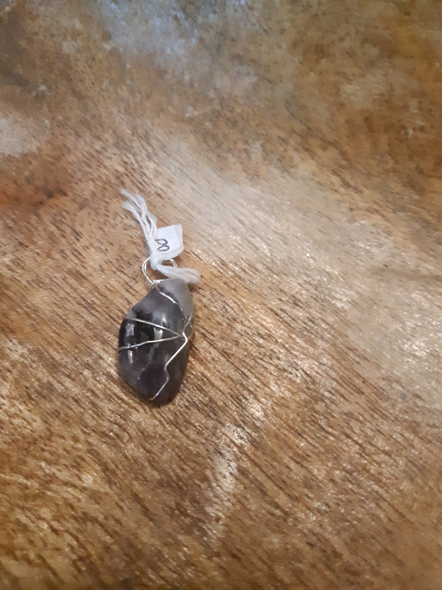 amethyst wire wrapped pendants