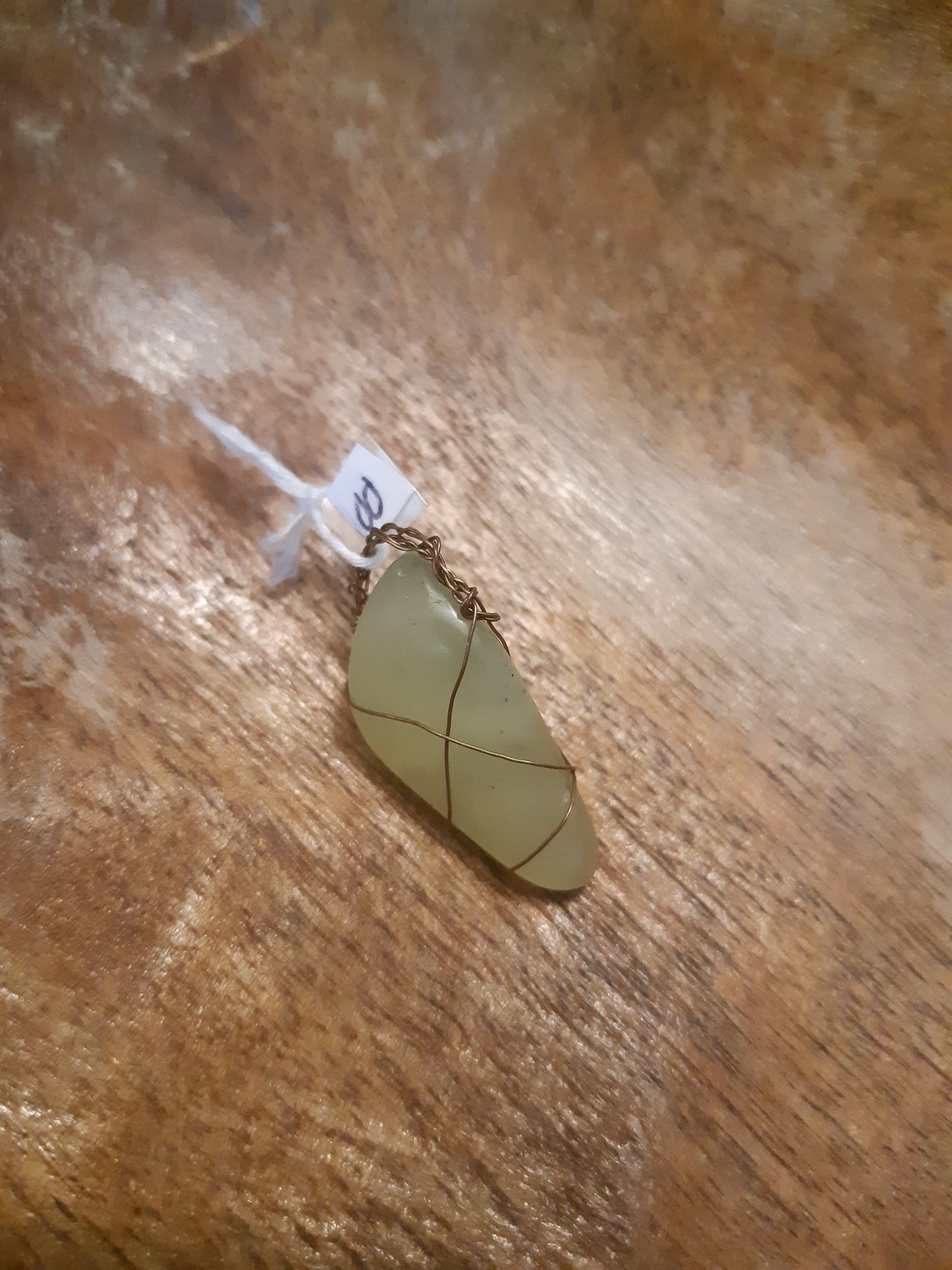 aventurine wire wrapped pendants