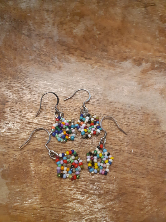 bead soup woven stars